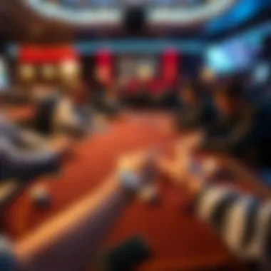 Table Dynamics During a Poker Game Illustration of table dynamics during a poker game