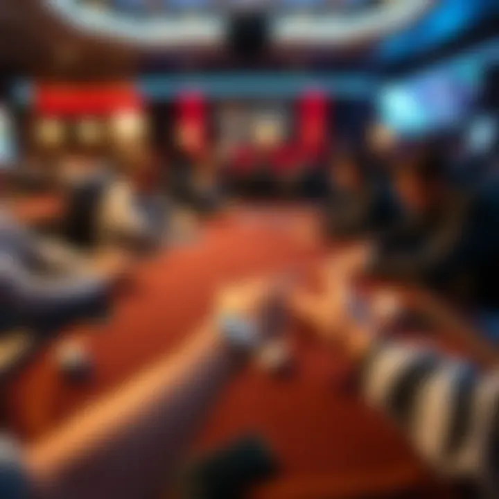 Table Dynamics During a Poker Game Illustration of table dynamics during a poker game