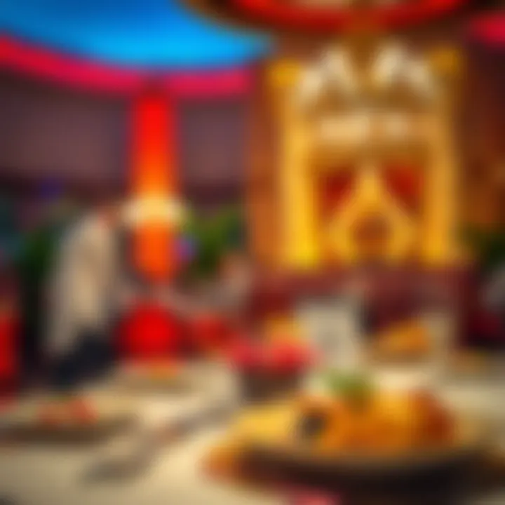 Culinary Delights Await Gourmet dining experience at a resort fee-free hotel