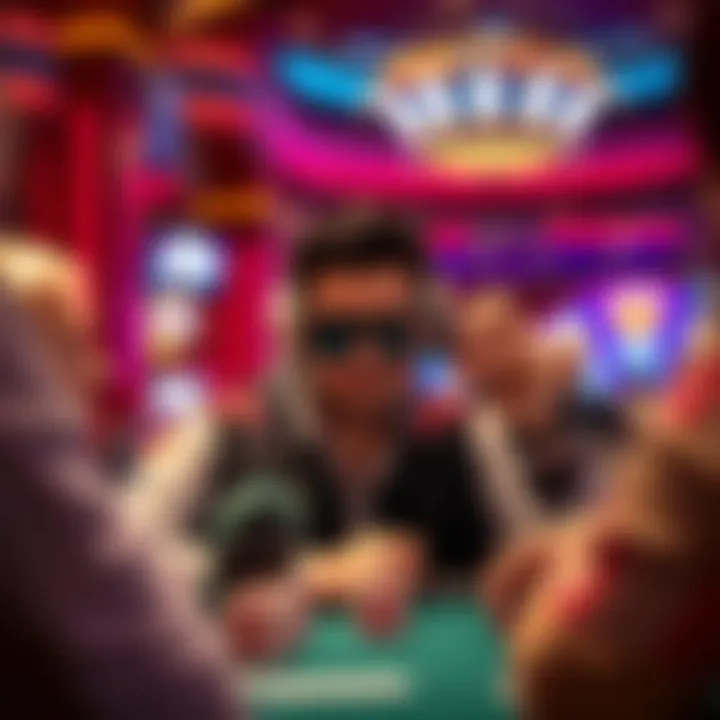 A player enjoying the gaming experience with the card