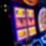 Detailed view of Wild Streak slot machine interface