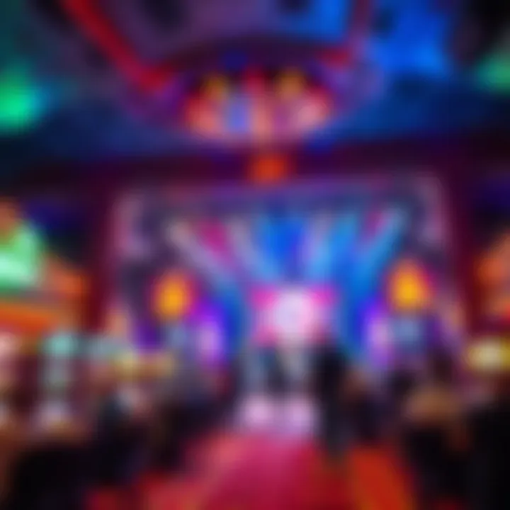 Live entertainment stage hosting vibrant shows and performances