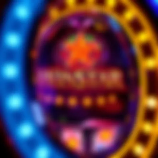 A vibrant Winstar slot machine display showcasing colorful symbols and lights